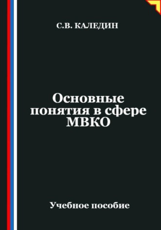 Сергей Каледин, Основные понятия в сфере МВКО